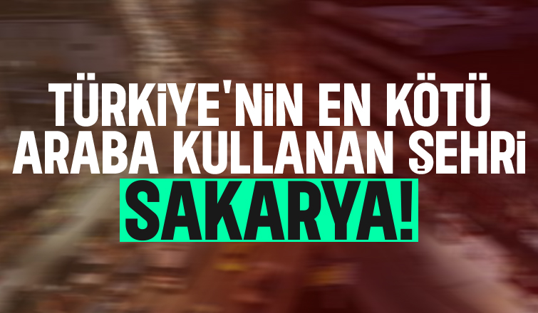 Sürücü başına en fazla ihlalde bulunan şehir Sakarya