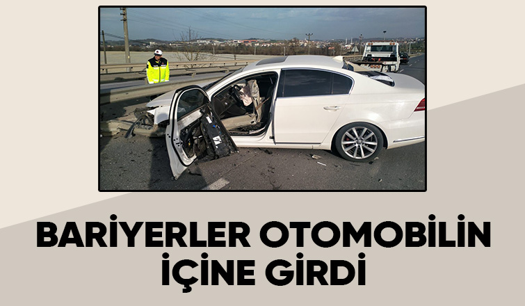 Sürücü bu kazadan yaralı kurtuldu