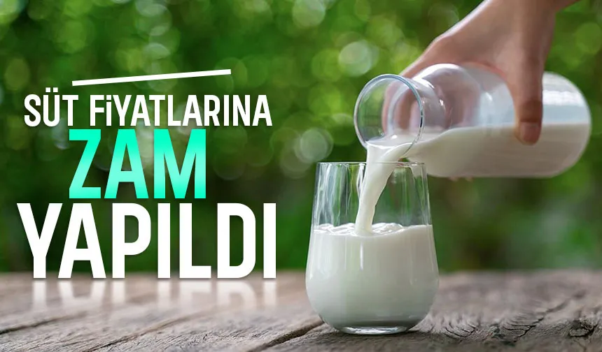 Süte zam geldi; İşte yeni fiyat
