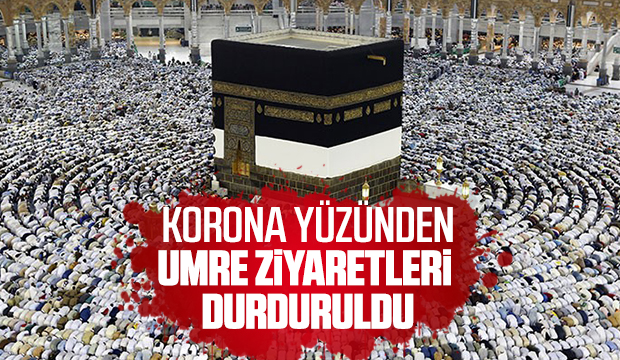 Suudi Arabistan umre ziyaretlerini askıya aldı