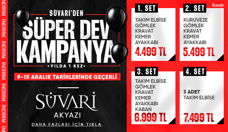 Süvari'den Akyazı'ya Özel Süper Dev Kampanya!