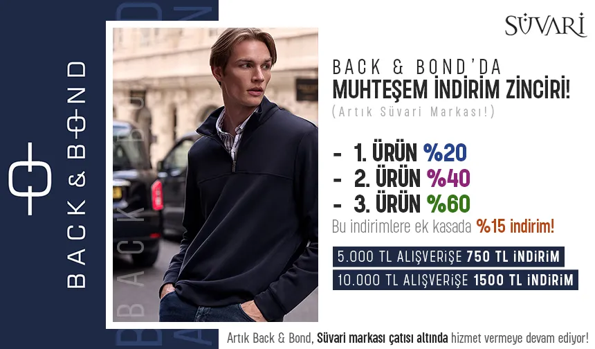 Süvari’de Büyük Birleşme ve 3 Güne Özel Mega İndirim! Back and Bond Artık Süvari Markası Altında Hizmet Veriyor