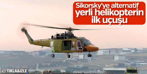 T625 Genel Maksat Helikopteri ilk uçuşunu gerçekleştirdi