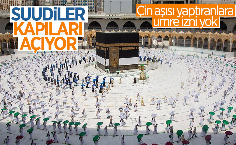Tam aşılanmış yabancıların umre tarihi belli oldu