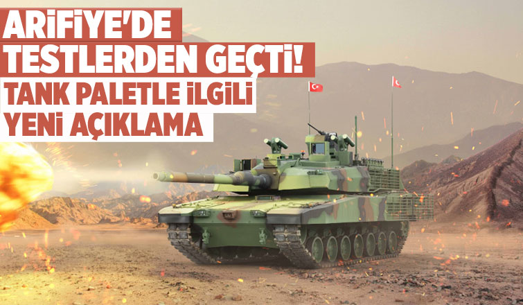Tank Palet fabrikasıyla ilgili yeni açıklama
