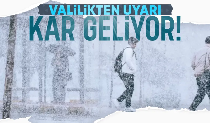 Tarih verildi; Sakarya'da kar yağışı bekleniyor