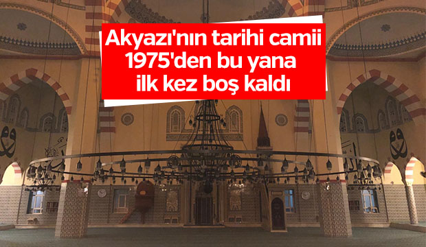 Tarihi cami Kadir Gecesinde ilk kez boş kaldı