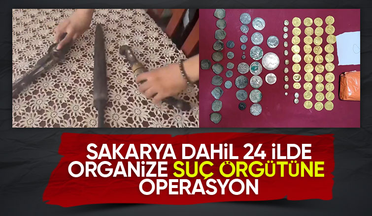 Tarihi eser kaçakçılığı operasyonu Sakarya'ya uzandı