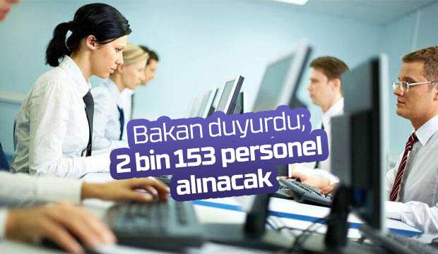 Tarım ve Orman Bakanlığı 2 bin 153 personel alacak