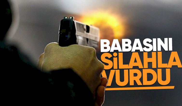 Tartıştığı babasını vurdu