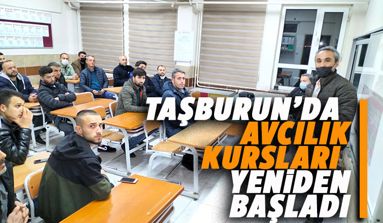 Taşburun'da Avcılık kursları yeniden başladı