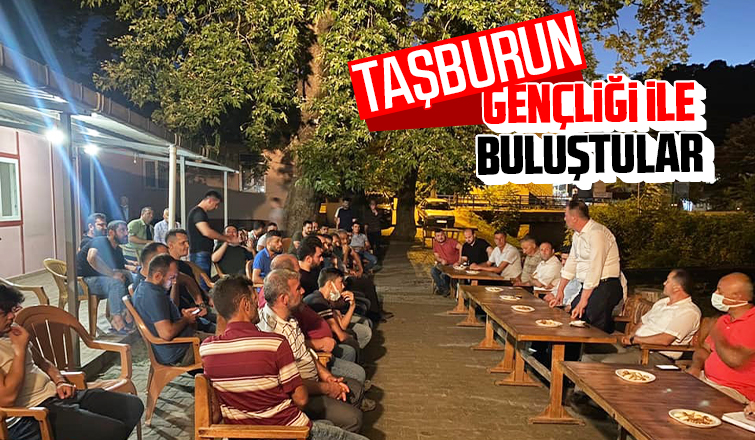 Taşburun gençliği ile buluştular