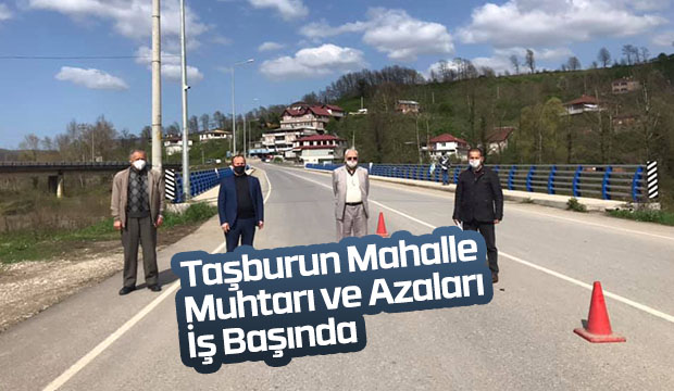 Taşburun Mahalle Muhtarı ve Azaları İş Başında