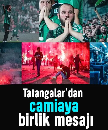 Tatangalar'dan Erzurum maçı öncesi birlik çağrısı