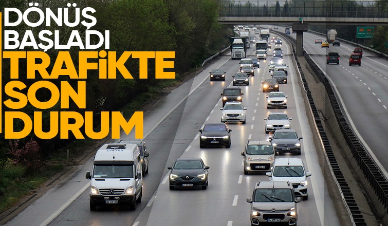 Tatilciler dönüyor