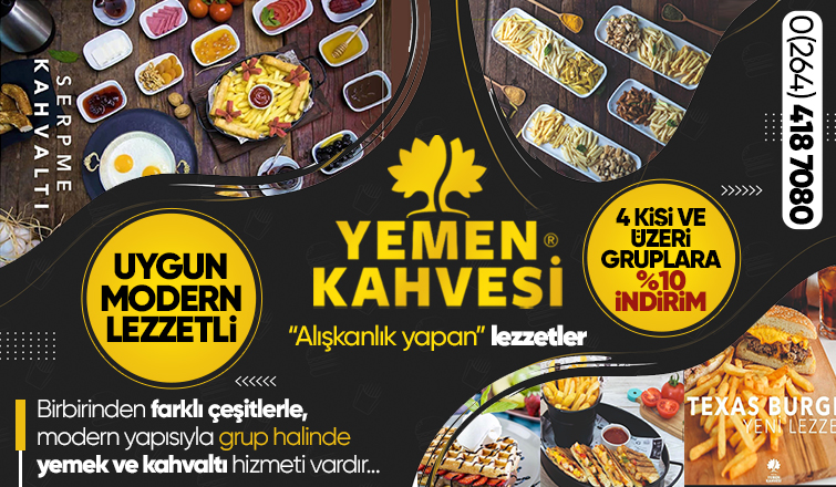 Tatlarla dans eden Yemen Kahvesiyle güne enerji kat