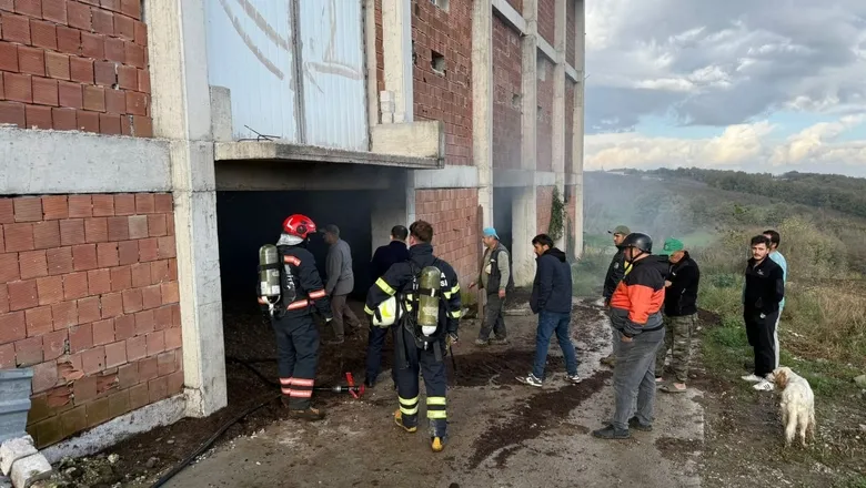 Tavuk çiftliğinde yangın