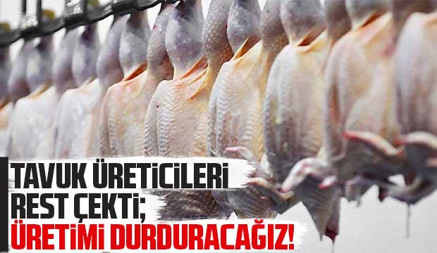 Tavuk üreticileri rest çekti üretimi durduracağız