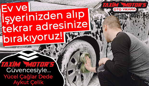 Taxim Motors Oto Yıkama hizmetinizde