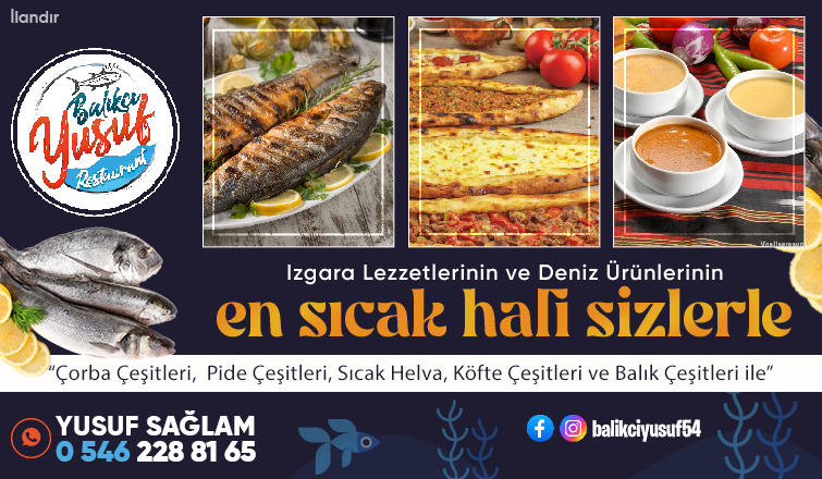 Taze Balık, Sıcak Izgara, Lezzetin Adresi Balıkçı Yusuf'ta