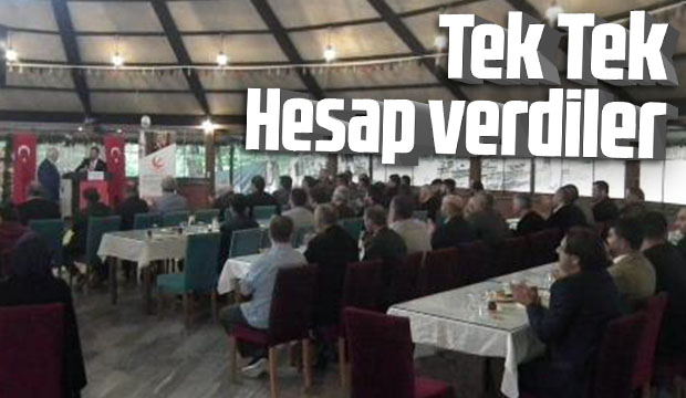 Tek Tek Hesap verdiler