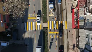 TEK yolunda  plastik ferforje önlemi