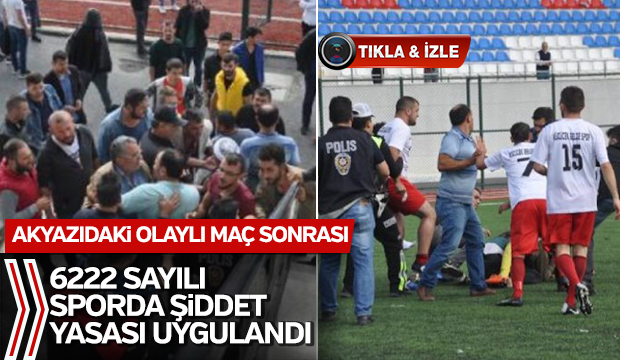 Tekmeler ve yumrukların havada uçuştuğu maçta Futbolculara ceza yağdı