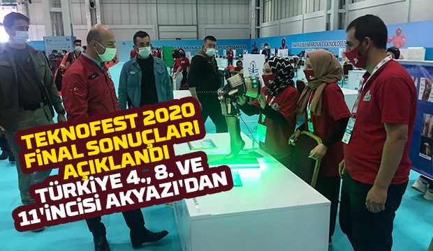 Teknofest'e Akyazı damga vurdu