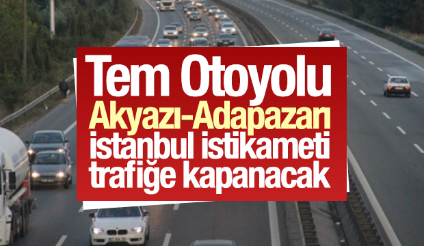 Tem Otoyolunda Bakım Onarım Çalışmaları