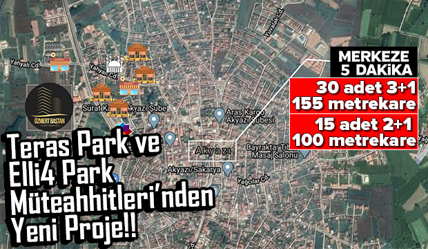 Teras Park Evleri ve Elli4 Park Tesislerinin Müteahhitlerinden Yeni Proje