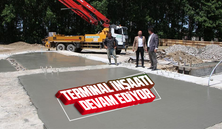 Terminal inşaatı devam ediyor