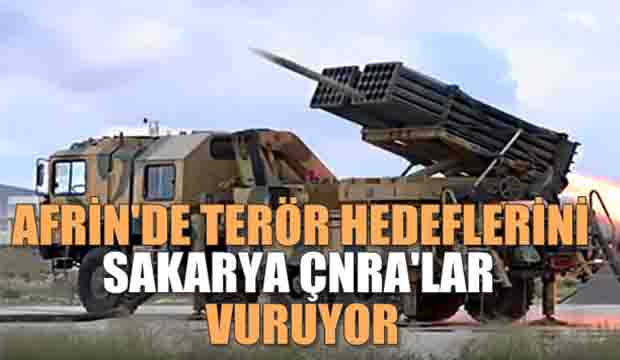 Terör hedeflerini Sakarya ÇNRA'lar yerle bir etti 