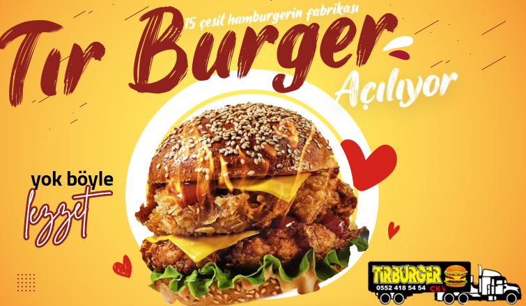Tır Burger Akyazı'da Hizmete Başladı