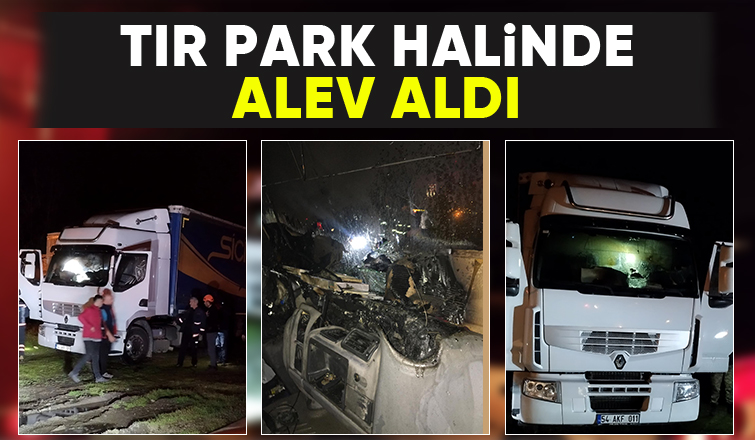 Tırda Çıkan Yangına Hızlı  Müdahale