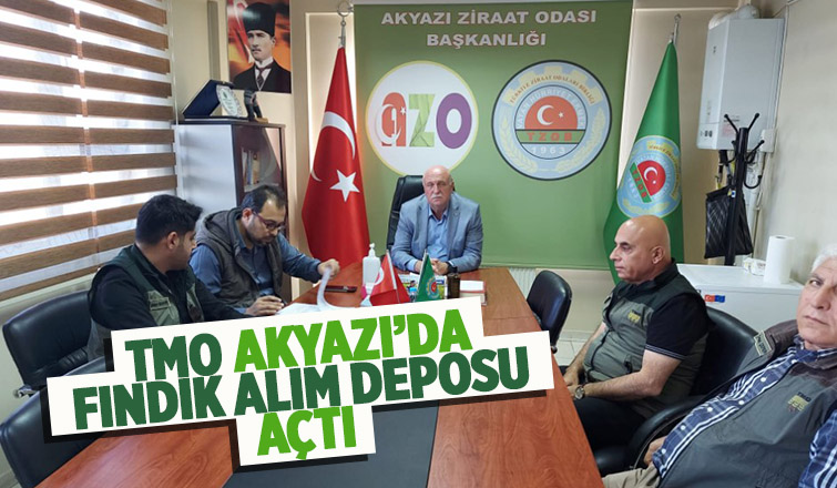 TMO Akyazı'da depo açtı, fındık alımı başlıyor