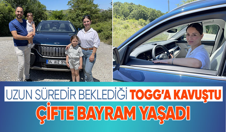 Togg ile çifte bayram yaşadılar