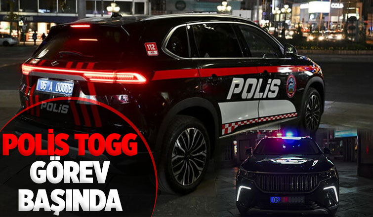 Togg polis aracı olarak Ankara yollarında