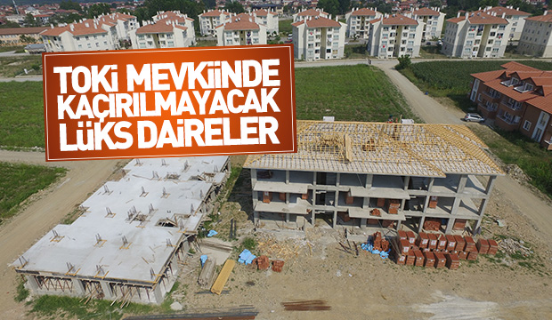 Toki Mevkiinde Kaçırılmayacak Lüks Daireler 