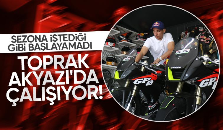 Toprak Razgatlıoğlu hazırlıklarına Akyazı'da devam ediyor