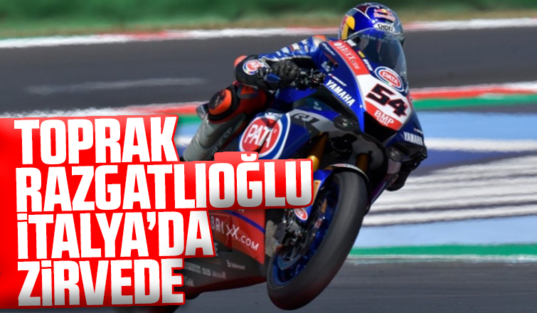 Toprak Razgatlıoğlu İtalya'da zirvede