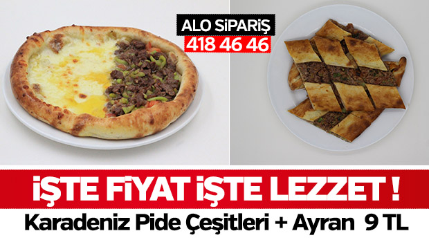 Trabzon Yağlısı ve Pide Çeşitleri Adresinize Teslim 