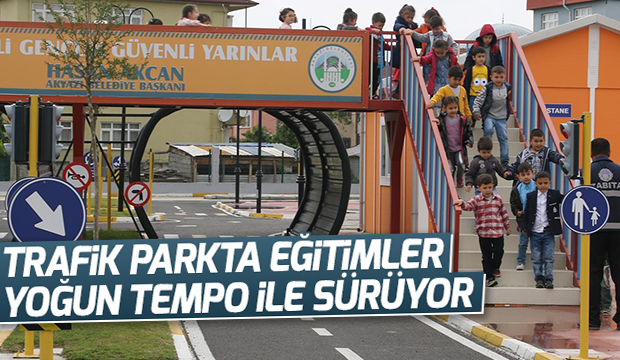 Trafik Parkta Eğitimler Yoğun Tempo İle Sürüyor