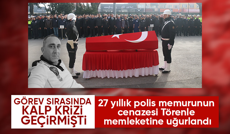 Trafik polisi Yaşar Sevim'e veda