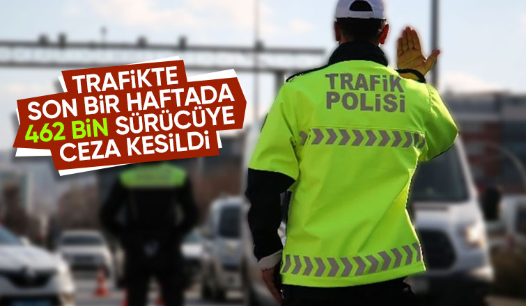 Trafikte sıkı denetim: Binlerce sürücü ve araca işlem yapıldı