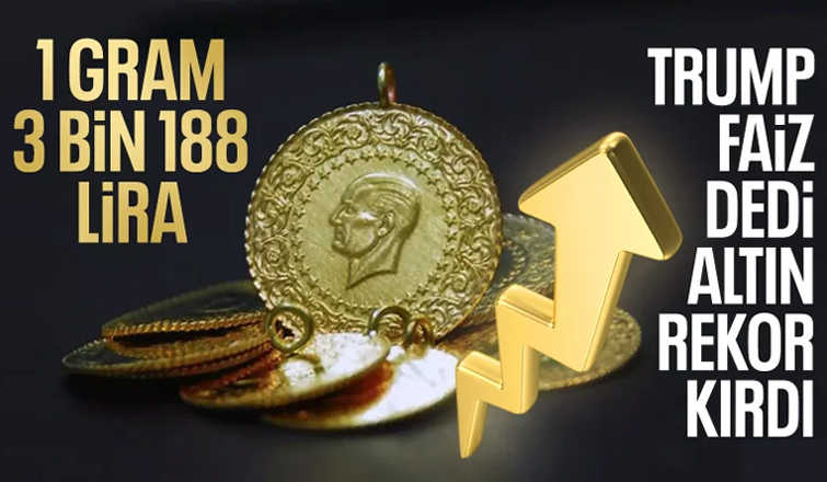Trump'ın faiz indirimi çıkışı sonrası altın rekora koştu