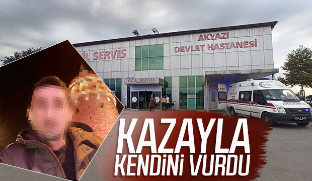 Tüfek kaza ile ateş aldı, kanlar içinde kaldı