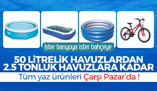 Tüm Havuz Çeşitleri Çarşı Pazarda