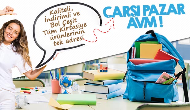 Tüm Kırtasiye ürünleri Çarşı Pazar'da