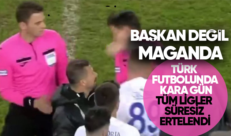 Tüm ligler süresiz ertelendi