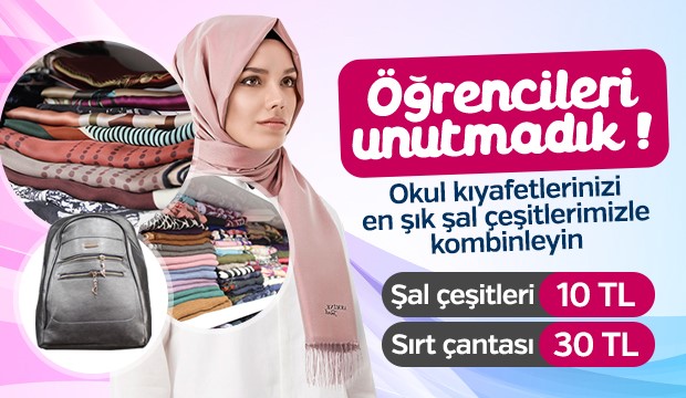 Tüm Şal Çeşitleri 10 TL